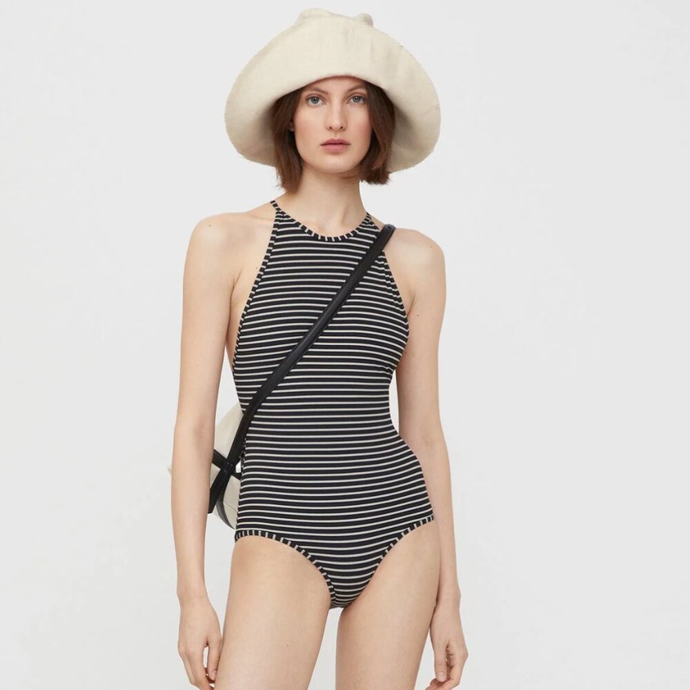 Toteme High Neck Halter Swimsuit NWT